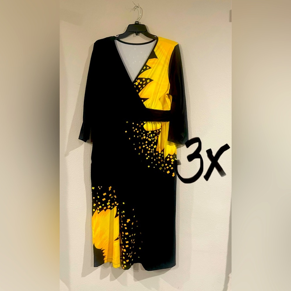 Beautiful sunflower dress